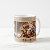 Whimsical Hot Chocolate Wonderland Mok Art (Voorkant rechts)