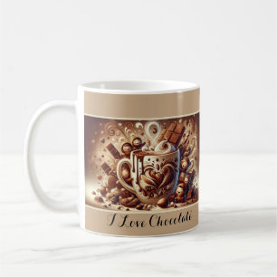 Whimsical Hot Chocolate Wonderland Mok Art