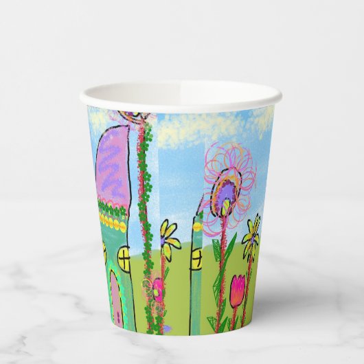 Whimsical House Papier beker (Links)