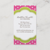 Whimsical Housekeeper Visitekaartje (Achterkant)