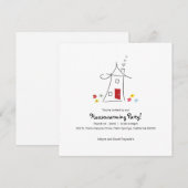 Whimsical Housewarming Party Kaart (Voorkant / Achterkant)