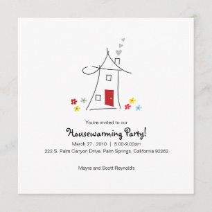 Whimsical Housewarming Party Kaart