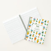 Whimsical Huis Planten Schattige Boho Hand-geïllus Notitieboek (Binnen)