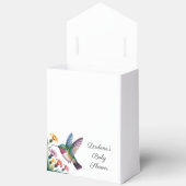 Whimsical Hummingbird Floral Baby Shower Bedankdoosjes (Open)
