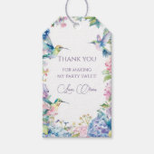 Whimsical Hummingbirds with Hydrangeas Cadeaulabel (Voorkant)