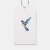 Whimsical Hummingbirds with Hydrangeas Cadeaulabel (Achterkant)