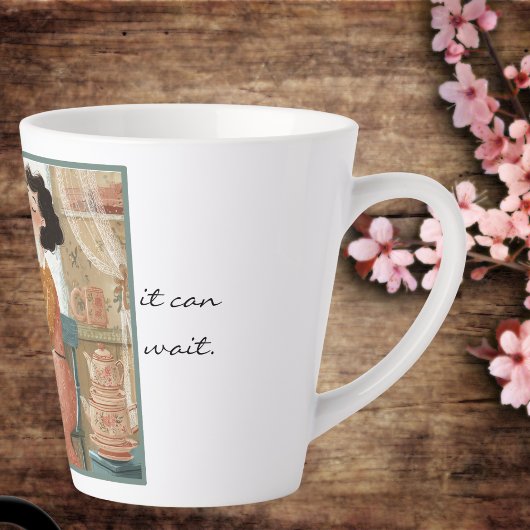 Whimsical humor theeliefhebber mok. latte mok