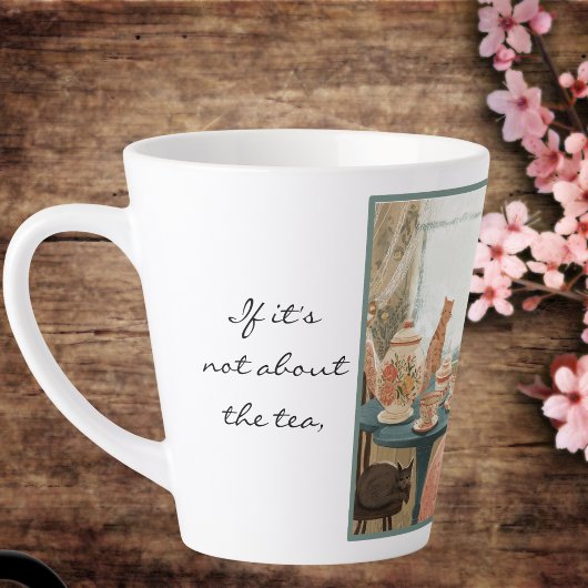 Whimsical humor theeliefhebber mok. latte mok