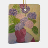 Whimsical Hydrangea Keramisch Ornament (Rechts)