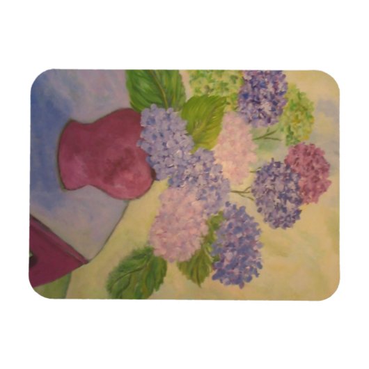 Whimsical Hydrangea Magneet (Horizontaal)