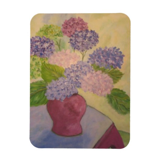 Whimsical Hydrangea Magneet (Verticaal)