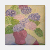 Whimsical Hydrangea Magneet (Voorkant)