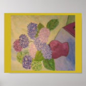 Whimsical Hydrangeas Poster (Voorkant)
