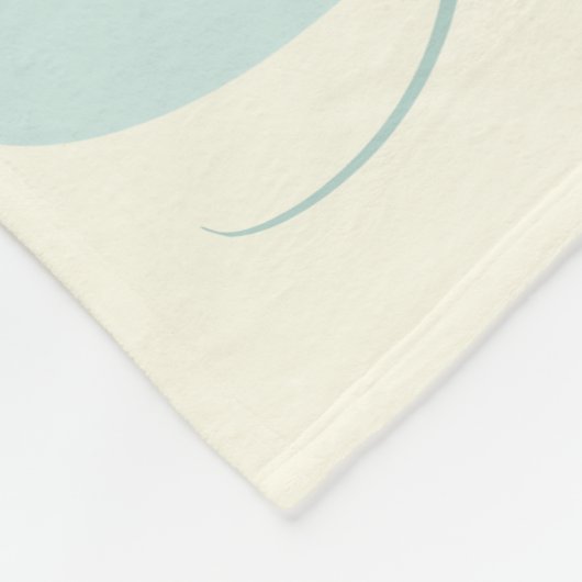 Whimsical Ice Skater Mouse Holiday Name Custom Fleece Deken (Hoek)