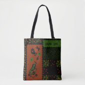Whimsical Iguana Swag Bag Tas (Voorkant)