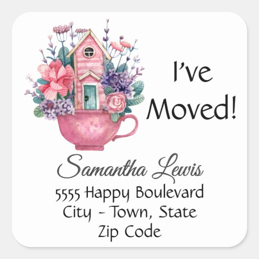 Whimsical Ik heb 1,5 of 3-inch adres Sticker verpl (Voorkant)