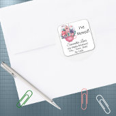 Whimsical Ik heb 1,5 of 3-inch adres Sticker verpl