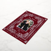 Whimsical Illustrative Christmas Five Photo Folie Feestdagenkaart (Gedraaid)