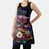 Whimsical Impressionistisch Bloemenuil Schilderij Schort (Insitu)