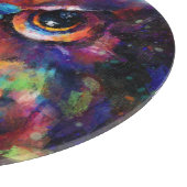 Whimsical Impressionistisch Bloemenuil Schilderij Snijplank (Hoek)