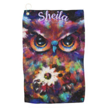 Whimsical Impressionistische Bloemenuil gepersonal