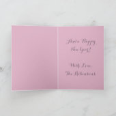 Whimsical Impressionistische Kerstboom Feestdagen Kaart (Binnen)