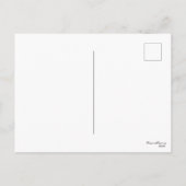 Whimsical Impressionistische Kerstboom Roze Feestdagenkaart (Achterkant)