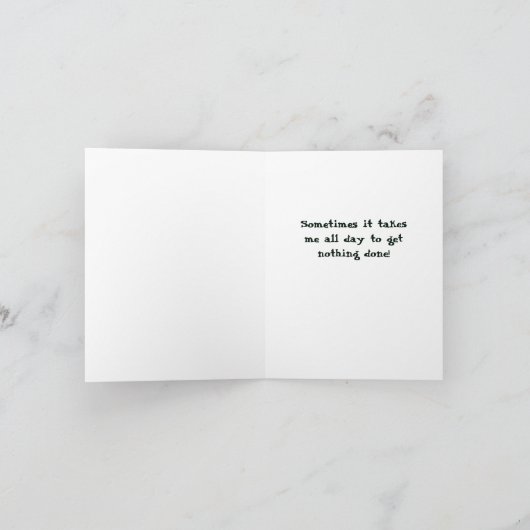 Whimsical in ruste Gal Kaart (Binnen)