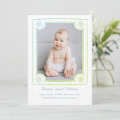 Whimsical ingelijste foto speels ontwerp aankondiging (Staand voorkant)