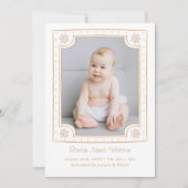 Whimsical ingelijste foto speels ontwerp aankondiging (Voorkant)