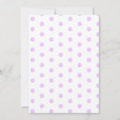 Whimsical ingelijste foto speels ontwerp aankondiging (Achterkant)