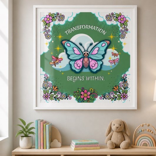 Whimsical Inspiratieposter - Transformatie Poster