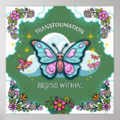 Whimsical Inspiratieposter - Transformatie Poster (Voorkant)