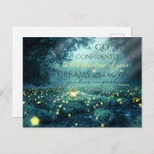 Whimsical Inspirating Dreams Quote Briefkaart (Voorkant / Achterkant)