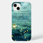 Whimsical Inspirating Dreams Quote Case-Mate iPhone Case (Achterkant)