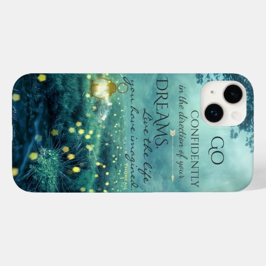 Whimsical Inspirating Dreams Quote Case-Mate iPhone Case (Achterkant (horizontaal))