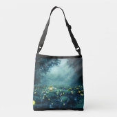 Whimsical Inspirating Dreams Quote Crossbody Tas (Achterkant)