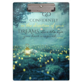 Whimsical Inspirating Dreams Quote Klembord (Voorkant)