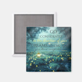 Whimsical Inspirating Dreams Quote Magneet (Voorkant / Achterkant)