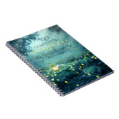 Whimsical Inspirating Dreams Quote Notitieboek (Rechterzijde)