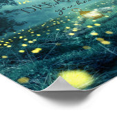 Whimsical Inspirating Dreams Quote Poster (Hoek)