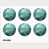 Whimsical Inspirating Dreams Quote Ronde Sticker (Vel)