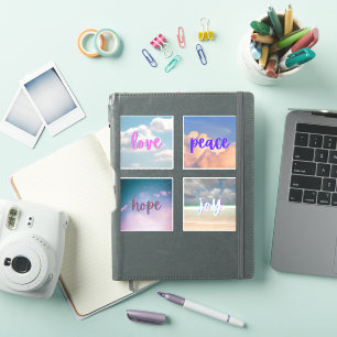 Whimsical Inspirerend citaten variëteit Sticker