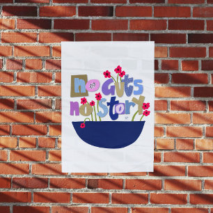 Whimsical Inspirerend Quote Hand Lettering Poster