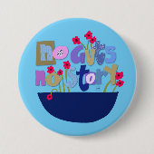 Whimsical Inspirerend Quote Hand Lettering Ronde Button 7,6 Cm (Voorkant)