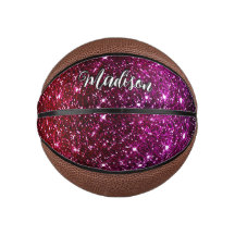 Whimsical iridescent roze Glitter monogram