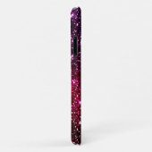 Whimsical iriserende roze Glitter-monogram Case-Mate iPhone Case (Achterkant/rechts)
