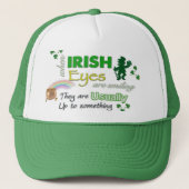 Whimsical Irish Eyes St. Patrick's Trucker Pet (Voorkant)