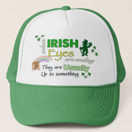 Whimsical Irish Eyes St. Patrick's Trucker Pet