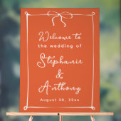 Whimsical Italiaanse zonsondergang met witte boog Acryl Bord (Neutraal)